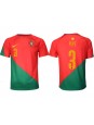 Billige Portugal Pepe #3 Hjemmedrakt VM 2022 Kortermet